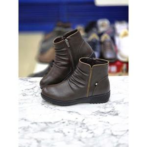 허시파피 세이브존05 여성3Cm통굽샤링앵클부츠 KSER3FR606