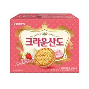 간식 크라운 딸기산도 (중) 161gx12개