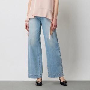 [시슬리]워싱 디테일 와이드 데님팬츠_SADP06511