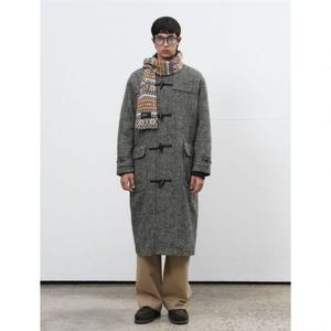 제너럴아이디어 MAN 헤링본 하이넥 더플 코트 [BLACK] SBE3M10012 383799