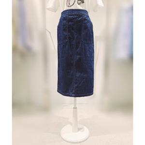 [비지트인뉴욕]셋업 H라인 데님 스커트 VC3SR05