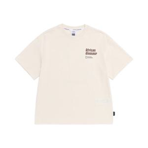 [내셔널지오그래픽키즈]K262UTS820 어드벤처 그래픽 반팔 티셔츠-2 CREAM