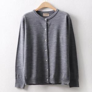 [강물처럼]아이우먼 미니콩단추가디건 RM4278M403 빅사이즈 (141