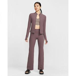 나이키 젠비 여성 하이웨이스트 플레어 노 프론트 심 레깅스 - 타투화이트 II5224-502 273279