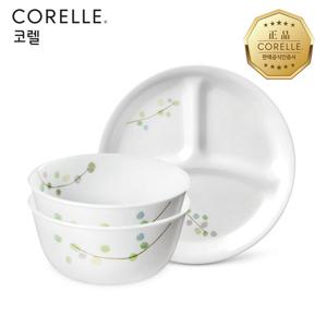 코렐 그린딜라이트 면기소 2P+삼절소접시 1P