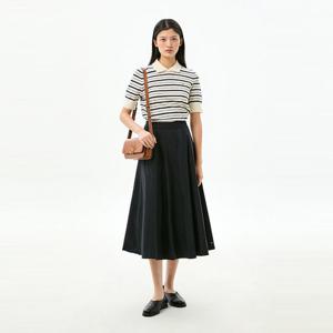 [공식][타미힐피거] 플레어 미디 스커트 (T22G1WSC505WL1B60)