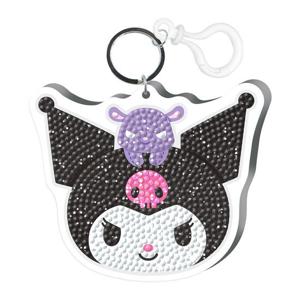 [하비스]산리오 캐릭터즈 쿠로미 보석십자수 왕키링 BSK5-02