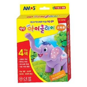JMds 아모스 아이클레이 교육용 (10g x 4색)