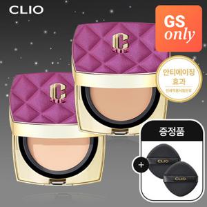 클리오 [홈쇼핑BEST] 올뉴마그넷 팩트 퍼플 에디션 21호 본품2개 +[증]퍼프2개 (정가 119,800원)