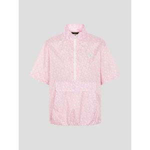 [빈폴골프] [B_under] 여성 로고 패턴 반소매 아노락 - 라이트 핑크 (BJ6342L14Y)