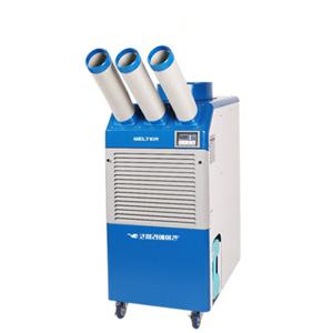 웰템 3구 WPC-9000 코끼리에어컨 야외 현장 공장 업소 주방 산업용 이동식 에어컨