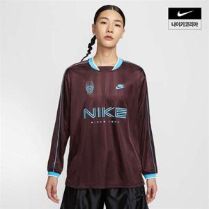 나이키 여성 스포츠웨어 긴팔 저지 탑 IM7453-652 400234