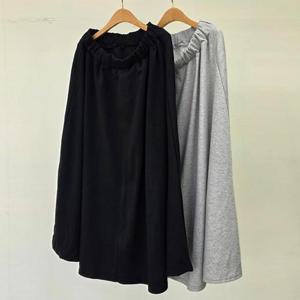 [강물처럼]빅사이즈데일리치마 U073L503 모모후레아밴딩스커트 R