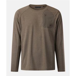 코오롱스포츠 KOLON SPORT 남성 솔라이트 UV 아웃포켓 라운드넥 긴팔 티셔츠 JWTBM26281BRW 403120