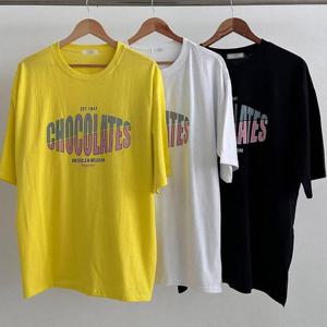 [강물처럼]빅사이즈라운드티 U188L504 초코루즈면박스반팔티 NM