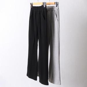 [강물처럼]빅사이즈편한바지 I393L503 부츠컷핀탁밴딩팬츠 OD (3