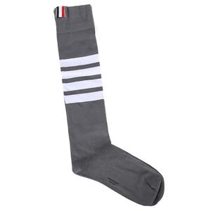 (D)톰브라운 24FW 여성 스트라이프 삼선탭 롱삭스 미디움그레이 FAS026B 01690 035 스크래치 할인