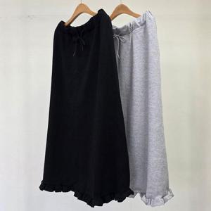 [강물처럼]빅사이즈프릴스커트 U195L504 플레이프릴플레어스커트