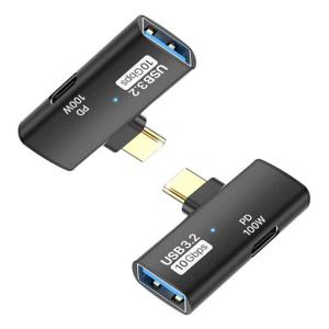 고속데이터 A to C타입 젠더 T자형 USB3.2 10Gbps 2in1 GD18