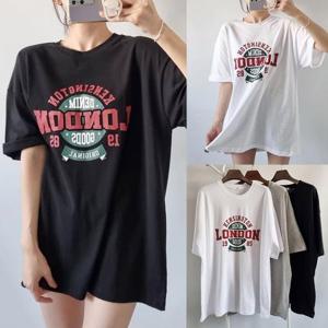 [강물처럼]위쉬몰 NS 런던빅프린팅박시티셔츠(U360H505) 빅사이