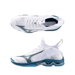 [미즈노(스포츠)]최상급 인도어화 배구/배드민턴화 웨이브 라이트닝 네오2 V1GA220221