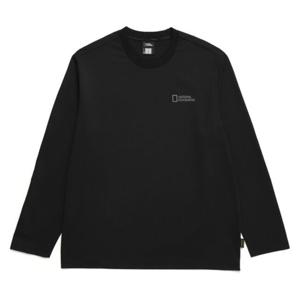 [내셔널지오그래픽 (행사)]브림 스몰 로고 긴팔 티셔츠 N241UTS210