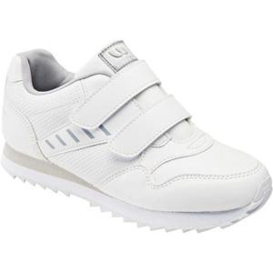 [월드컵][월드컵] 가죽 찍찍이 쿠셔닝 운동화 화이트 (여성용) (