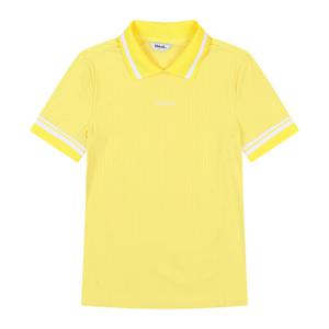 [볼빅어패럴] 여성 골프 골지 반팔 폴로 티셔츠 VLTSN409_YE