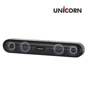 무선스피커 유니콘 블루투스 LED 사운드바 듀얼스피커 SB-700BT