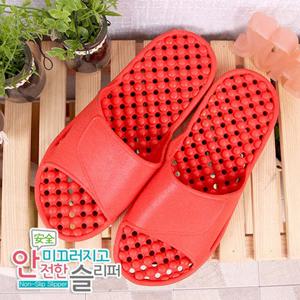 샤바스 안전도트 성인욕실화(레드) 275mm