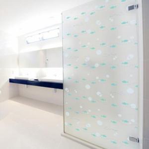 아트박스/낭만창고 ncdr133-피쉬랜드-샤워부스 유리문시트지