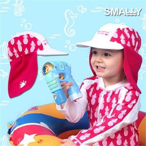 [스몰리](스몰리)유아 아동  UPF50+ 차단 CT플랩캡 파인애플