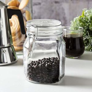 보르미올리 로코 피도 유리 저장병 밀폐용기 투명 1000ml