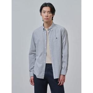 [빈폴멘] 이지케어 스트라이프 셔츠  그린 (BC4764C50M)