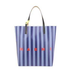 Marni 로고 프린트 스트라이프 토트백 SHMQ0037Q0P8210 ZO886 TP934779560