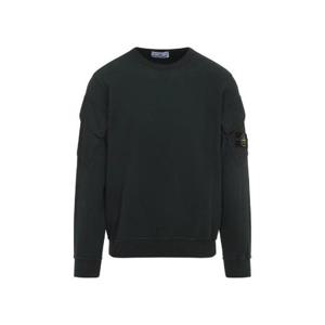 Stone Island 로고 패치 크루넥 스웨트셔츠 K2S156100008S0A20 V005E TP942002921