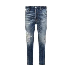 Dsquared2 디스트레스드 스키니 진 S74LB1585S30664 470NAVYBLUE TP942414035