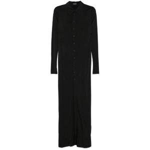 발렌시아가 롱슬리브 맥시 셔츠 드레스 814142TQV46 1000 TP943225393