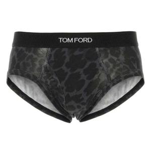 Tom Ford 로고 밴드 레오파드 프린트 스트레치 브리프 T4LC11230 029 TP944952981