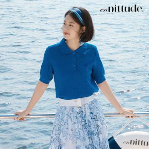 엔니튜드 26SS 린넨 스캘럽 카라 니트 3종