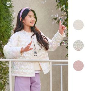 [백화점]탑텐키즈 MKG1JP2011 여아 하트 퀼팅 패딩 점퍼