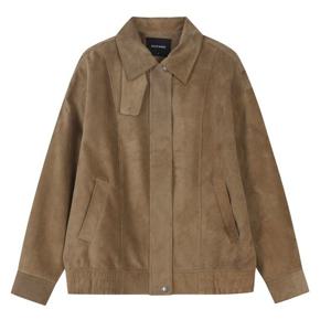 [버커루] 여성 리얼 스웨이드 블루종(B244LR610P)