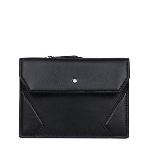몽블랑 블랙 마이스터스튁 지퍼 카드지갑 129907