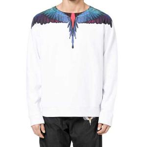 마르셀로불론 윙 화이트멀티 맨투맨 CMBA009F