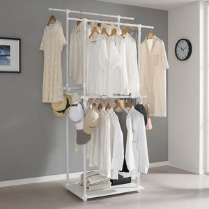 이지온 사각스퀘어 우드 더블4단 스탠드 행거 ESW-602