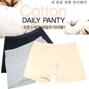 [마이핏]여성 드로즈 면 네모팬티 여자 사각 팬티