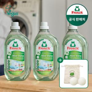 프로쉬 독일 알로에베라 세탁세제 1.5L 3개+울드라이볼 증정
