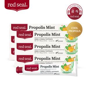 [레드씰]레드씰 프로폴리스 민트 치약 (100g) x 6개 (입냄새제거치약/코스트코치약)