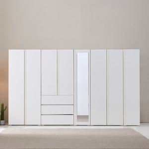 트리플 모던하임 LPM 키큰장_3200 거울 옷장 세트