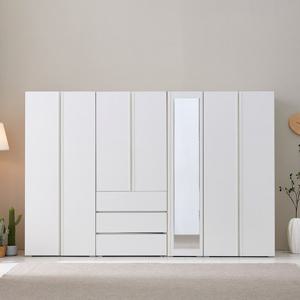 트리플 모던하임 LPM 키큰장_2800 거울 옷장 세트